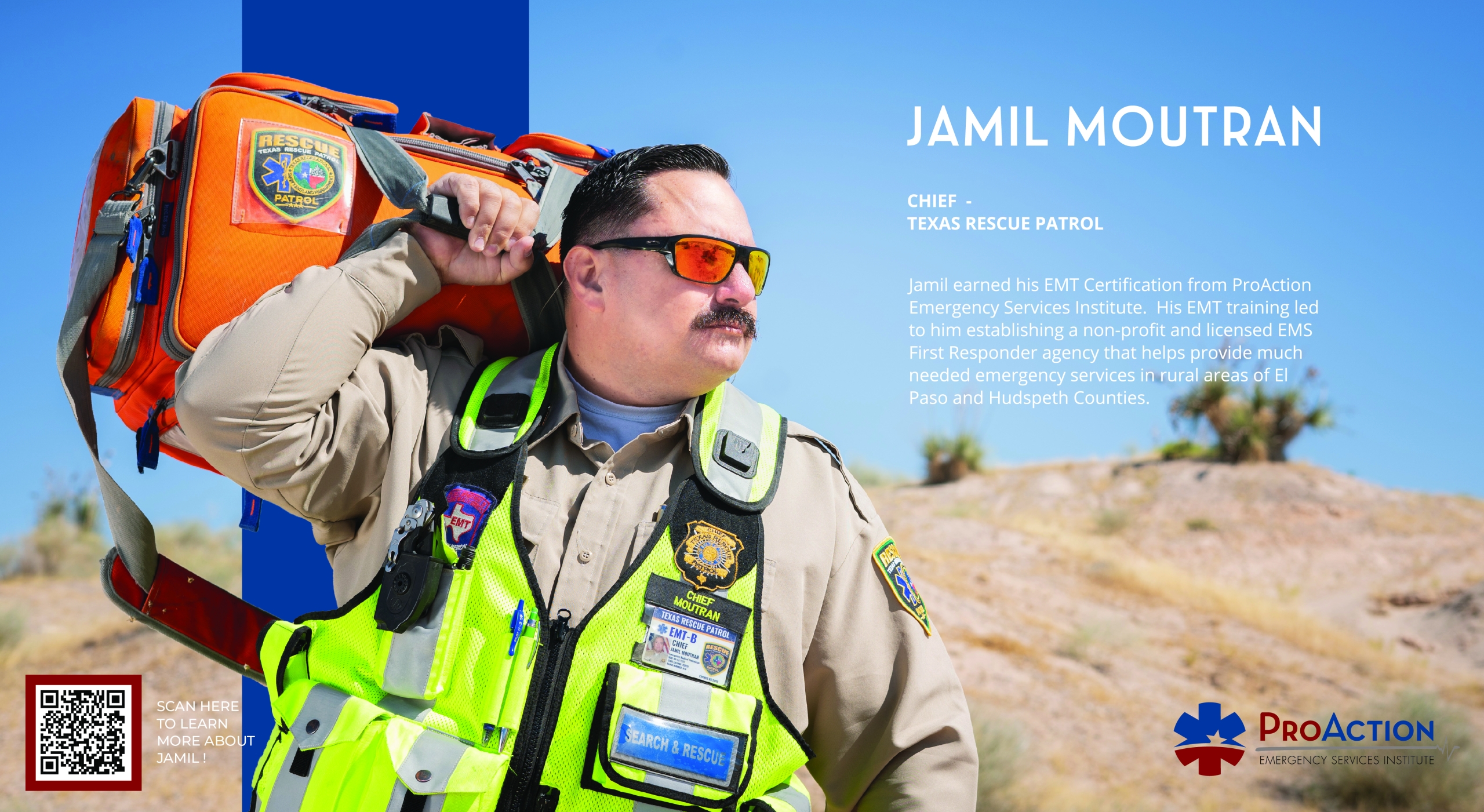 EMT stands by in El Paso area