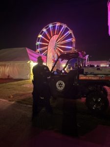 EMT Standing by at the Brightside Music Fest in El Paso, Texas